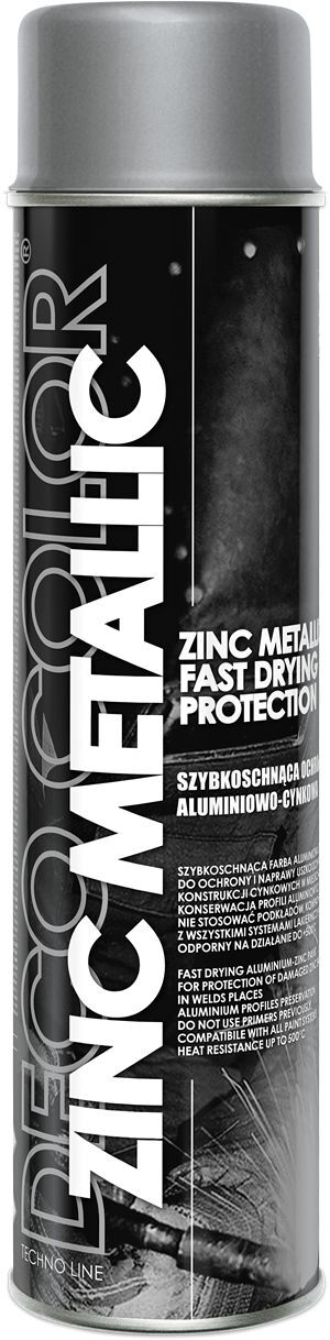 Deco Color Zink Metallic - na opravu pozinkovaných a hliníkových povrchov do 500°C 600ml