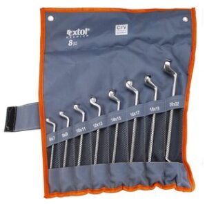 Extol Craft Kľúče očkové vyhnuté Cr-V