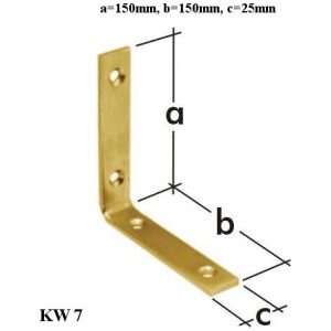 Domax KW7 Uholníková spojka 150x150x25x5mm