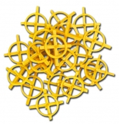 Krížik plastový so stopkou 4mm/100ks