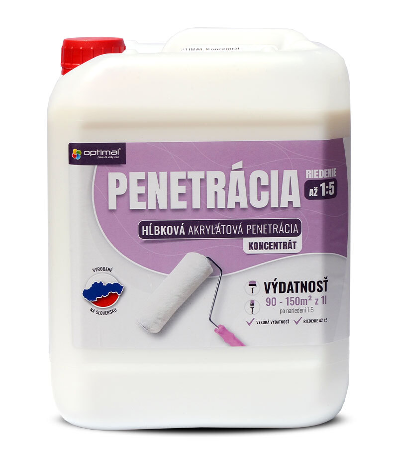 Optimal Penetrácia Akrylátová 5l Hĺbková 1:3-1:5 Koncentrát