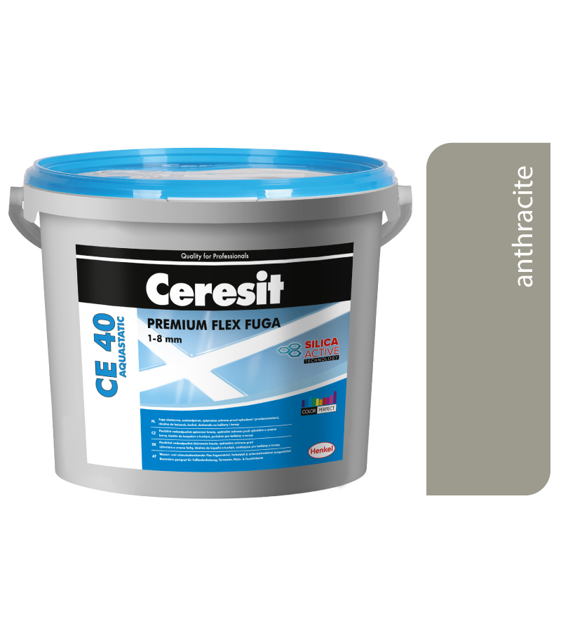 Ceresit CE 40 Aquastatic 13 Antracite 2kg - škárovacia hmota