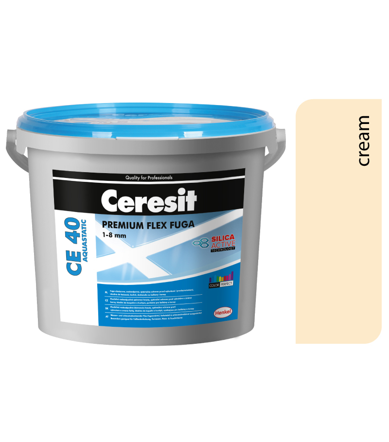 Ceresit CE 40 Aquastatic 28 Cream 2kg - škárovacia hmota-dopredaj