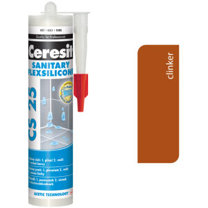 Ceresit CS 25 Sanitary 49 Clinker 280ml - sanitárny silikón