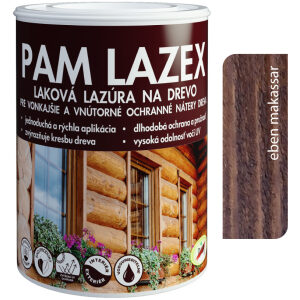 PAM Lazex eben makassar - Hrubovrstvá lazúra 0