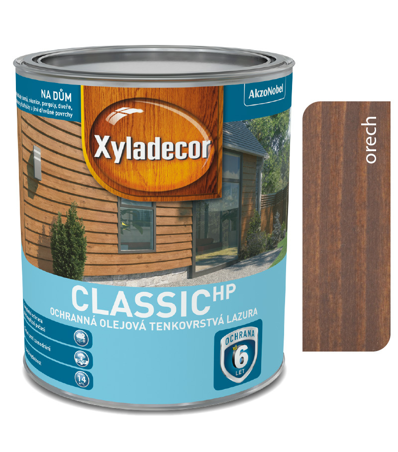Xyladecor Tenkovrstvá lazúra classic HP orech 0