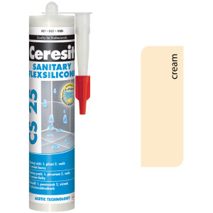Ceresit CS 25 Sanitary 28 Cream 280ml - sanitárny silikón