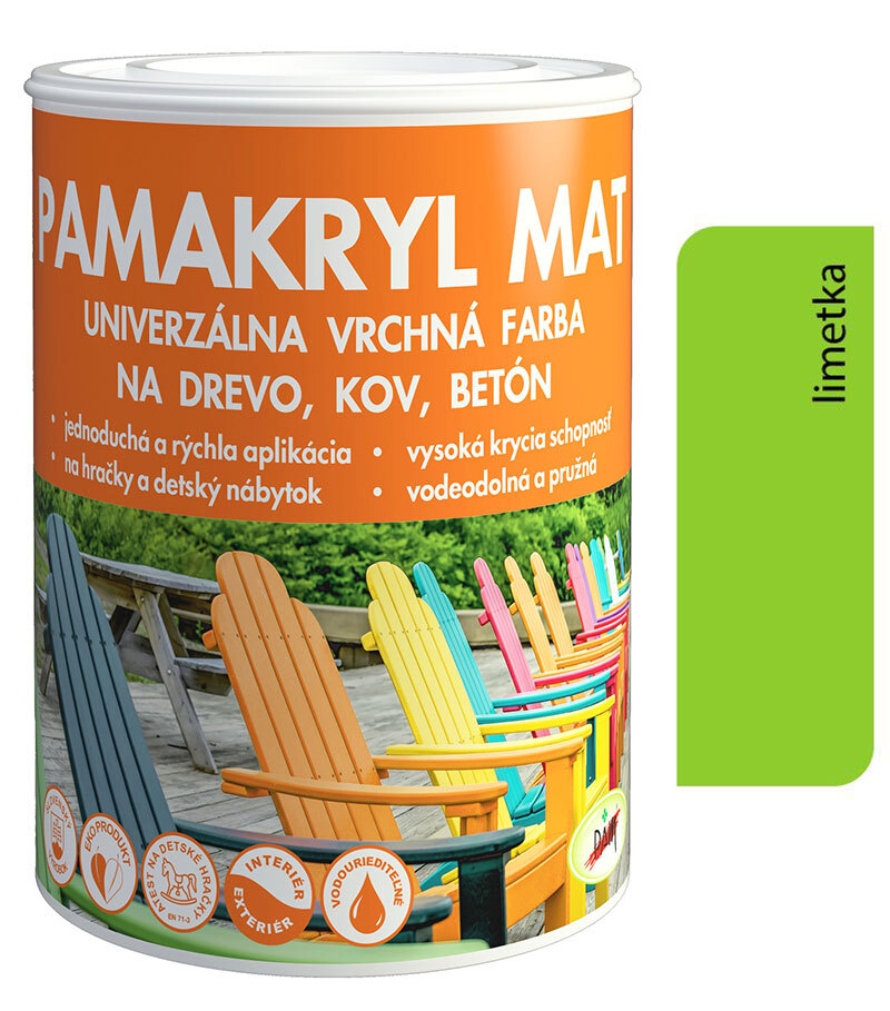 Pamakryl mat limetka 0