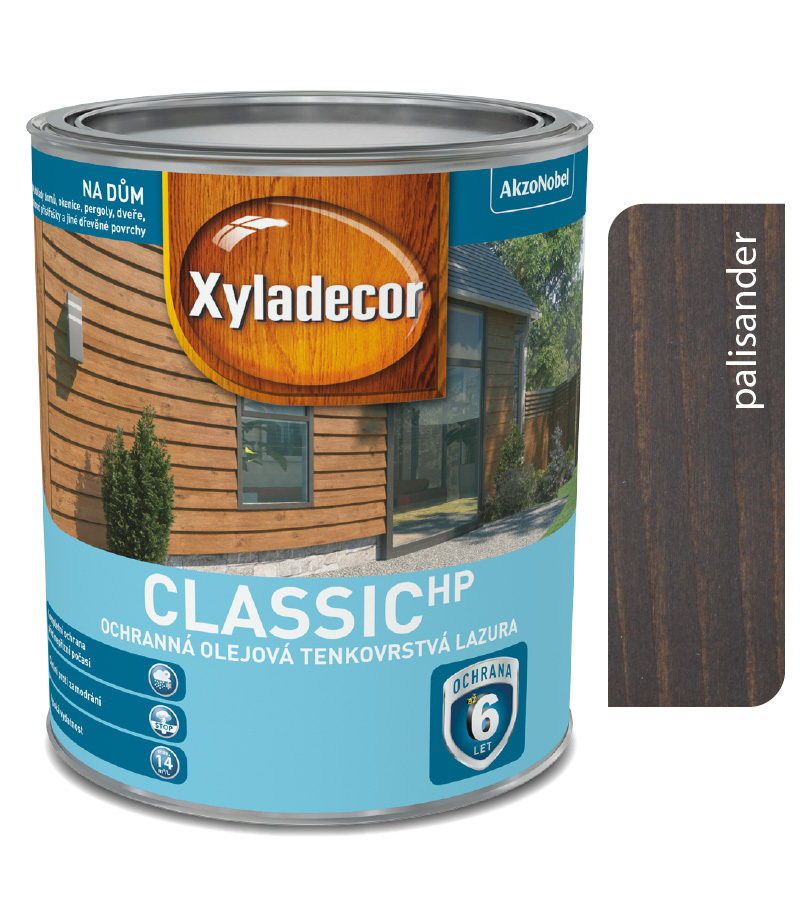 Xyladecor Tenkovrstvá lazúra classic HP palisander 0
