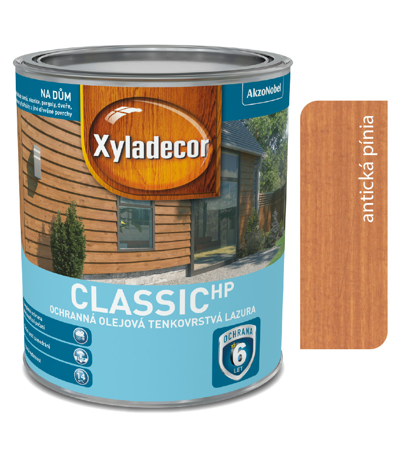 Xyladecor Tenkovrstvá lazúra classic HP antická pínia 0