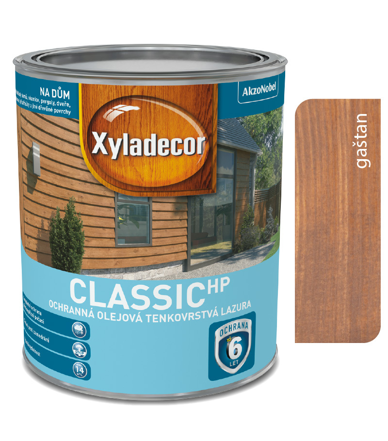 Xyladecor Tenkovrstvá lazúra classic HP gaštan 0