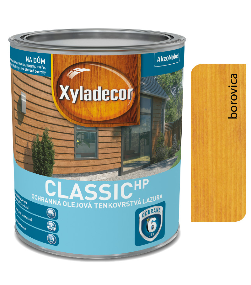 Xyladecor Tenkovrstvá lazúra classic HP borovica 0