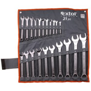 Klúče očko-vidlicové púzdro 6-32mm 21ks