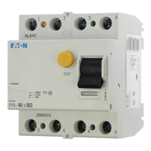 Eaton Prúdový chránič štvorpólový PF6-25/4/003