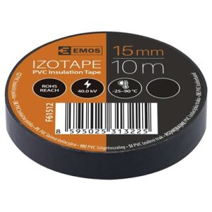 Emos Izolačná páska PVC 15mm/10m čierna