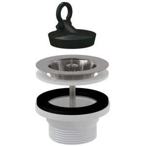 Výpusť drezová s nerezovou mriežkou A33