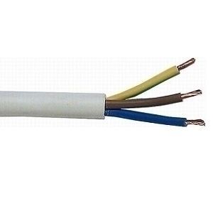 Kábel CYSY 3Gx1.0 H05VV-F biely