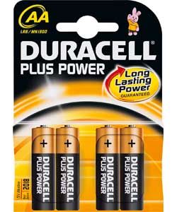Duracell Plus LR06 1500 K4 Batéria