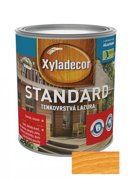 Xyladecor Tenkovrstvá lazúra standard céder 2 Xyladecor Tenkovrstvá lazúra standard céder 2