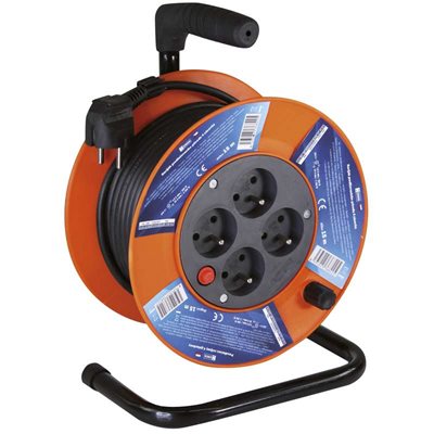 Emos PVC Predlžovací kábel na bubne - 4 zásuvky 15m