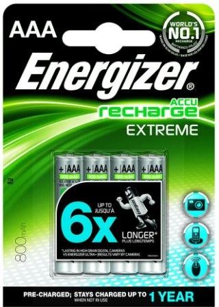 Energizer Extreme HR03/800mAh Batérie