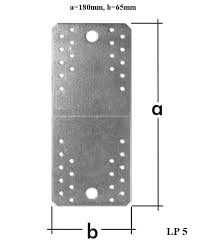 Domax LP5 Dierovaný plech 180x65mm