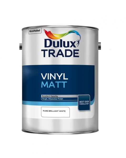 Dulux Trade Vinyl Matt Pure Brilliant White biela 5l