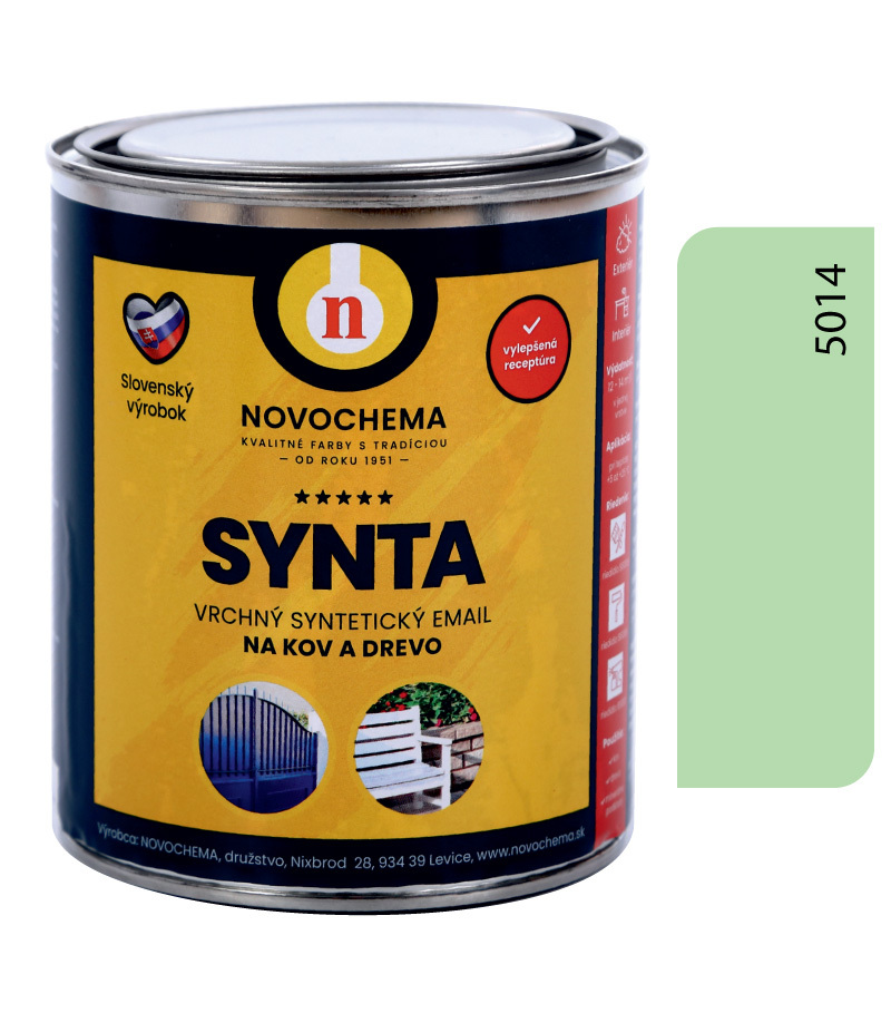 Synta S2013 pastelovozelená svetlá 5014 0