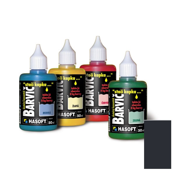 Farbič čierna farba 50ml