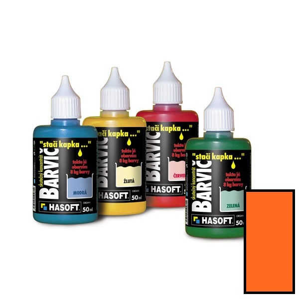 Farbič oranžová farba 50ml