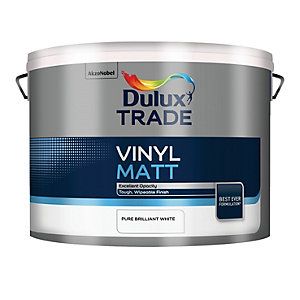 Dulux Trade Vinyl Matt Pure Brilliant White biela 10l