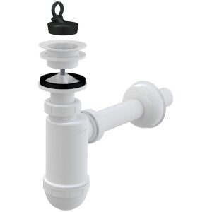 Sifón umývadlový Ø32 s plastovou mriežkou Ø63 A420