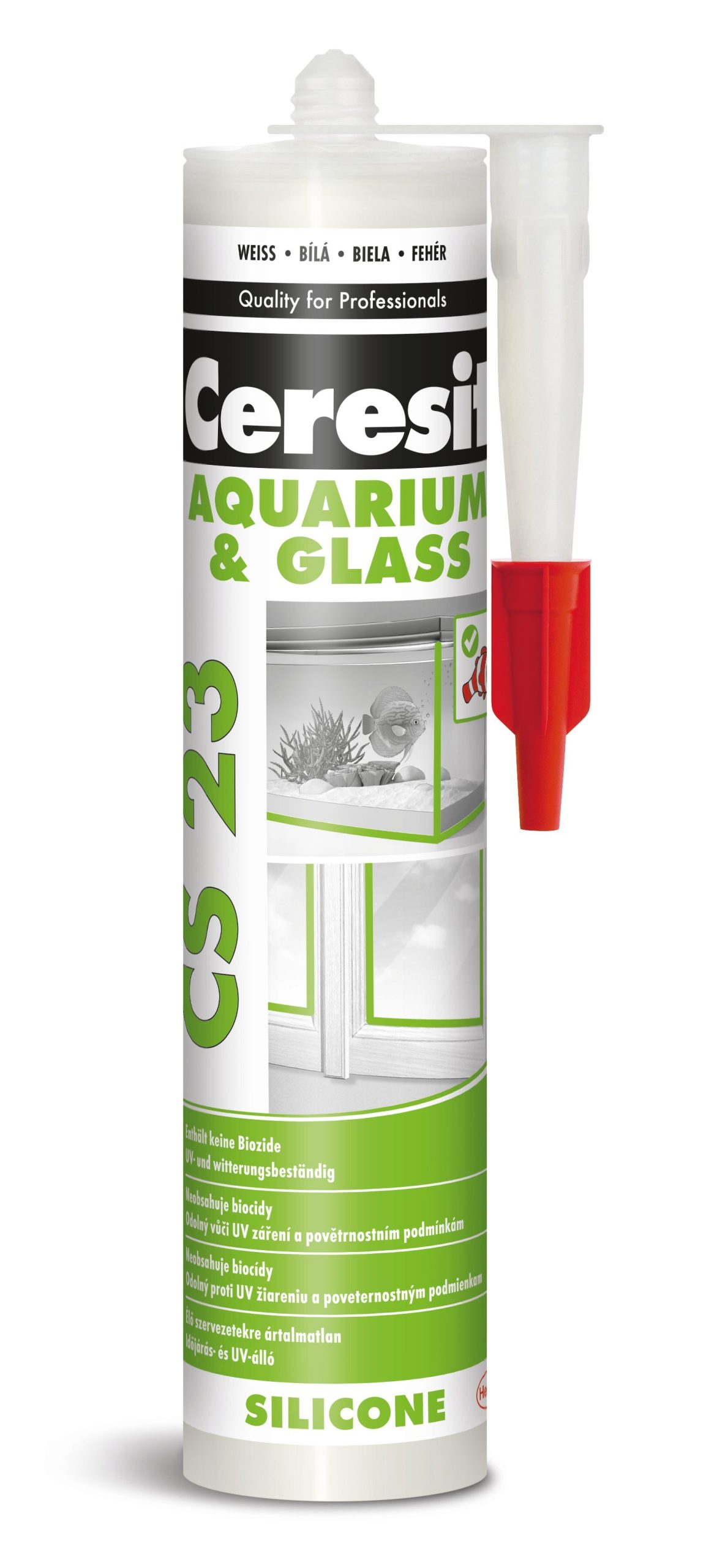 Ceresit CS 23 Silikón na sklo transparent 280ml