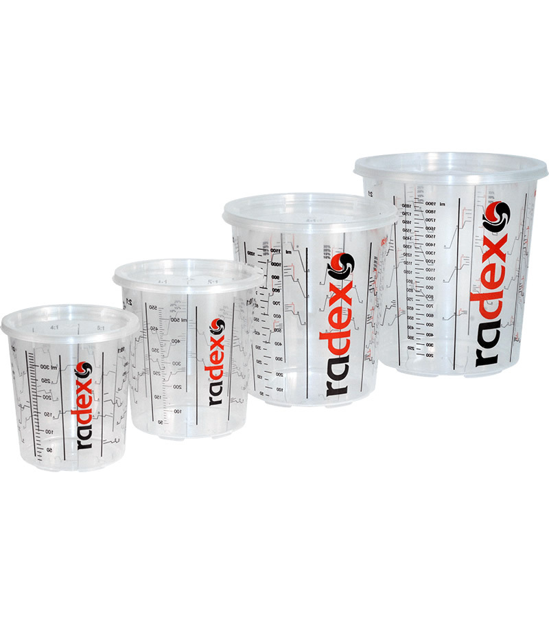 Radex Premium miešací kelímok s pomerovou mierkou 385ml