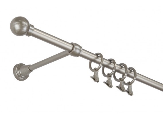 Garniža komplet 240cm 16mm I žabky stredná matná