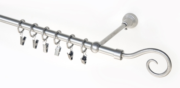 Garniža komplet 300cm 16mm I žabky stredná matná