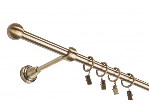 Garniža komplet 300cm 16cm žabky zlatý antik