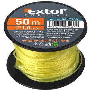 Snura murarska cievka 50m zlta