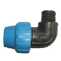 Koleno 90° s vonkajším závitom 32 x 3 / 4