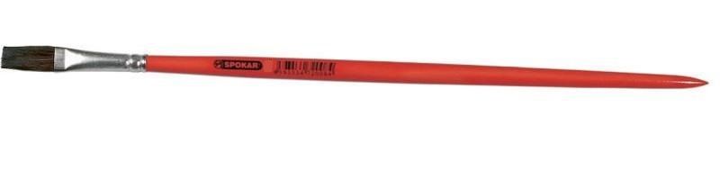 Spokar štetec umelecký plochý S 7230/ 313 červený 4