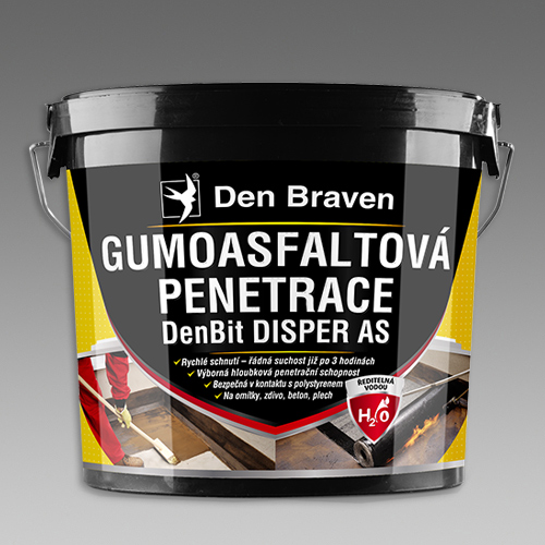 DenBit Disper AS 5kg - gumoasfaltová penetrácia