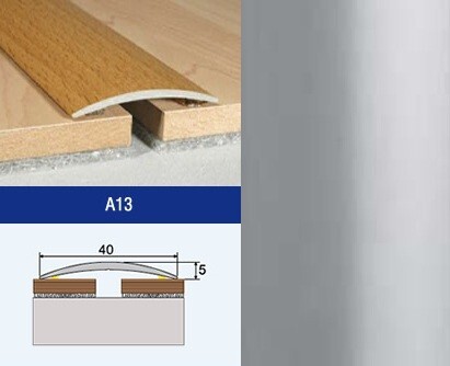 Profil prechodový A13 Striebro samolepiaci 2.7m