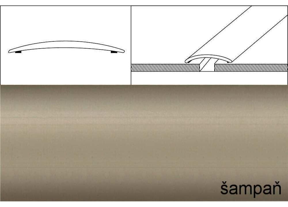 Profil prechodový A66 Šampaň 2.7m