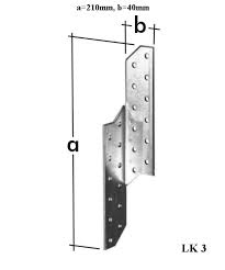Domax LK3 Krokvová spojka ľavá