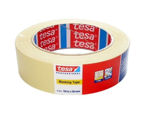 Tesa 51023 30mm/50m - jemne krepovaná 3-dňová maliarska páska