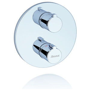 Termostatická podomietková batéria s prepínačom