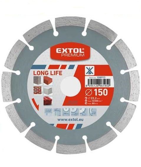 Kotúč rezací diamantový segmentový Long Life 230x22