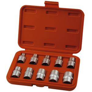 Hlavice nástrčné 1/2" TORX E8-E24/10ks