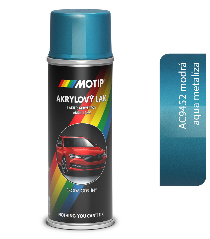 Škoda Autoemail AC9452 Modrá Aqua metalíza 200ml