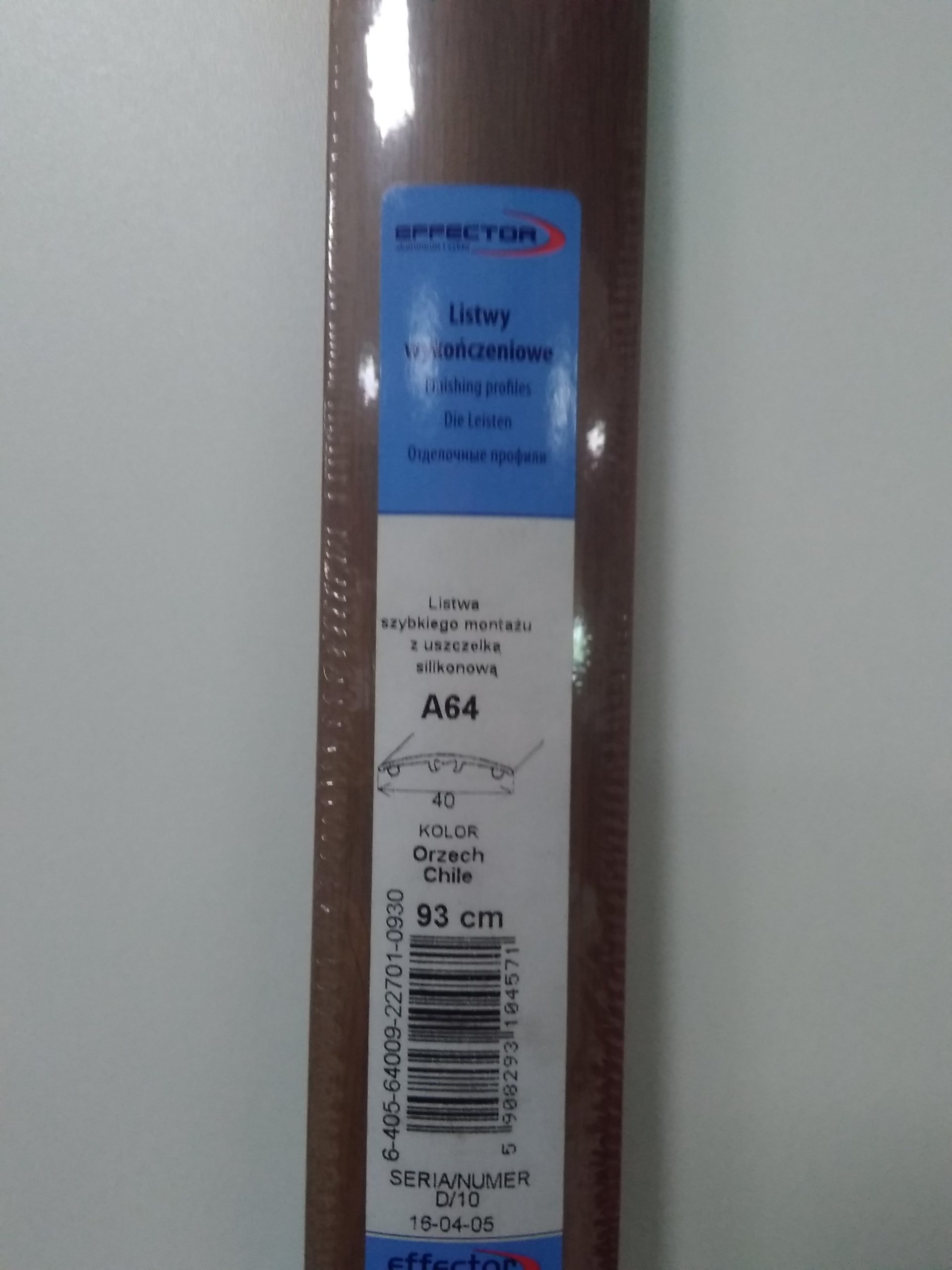 Lišta prechodová A64/Orech Chille 0